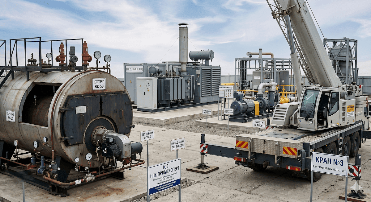 Industrial inspection of pressure equipment